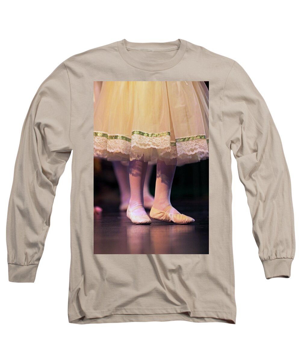 Ballet Long Sleeve T-Shirt featuring the photograph Lacey Edges by Lauri Novak