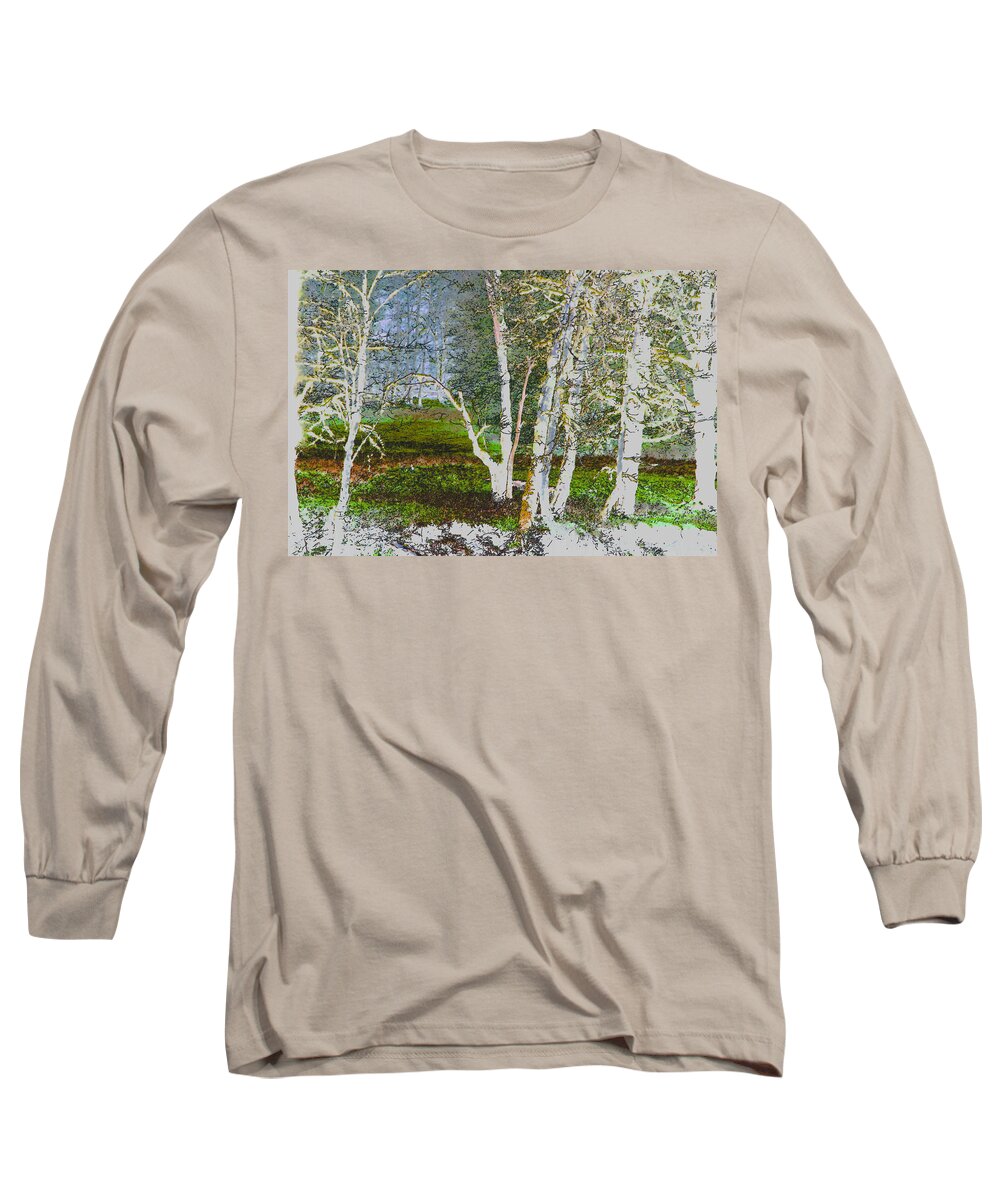 Forest Long Sleeve T-Shirt featuring the photograph Peaceful Meadow by Marie Jamieson