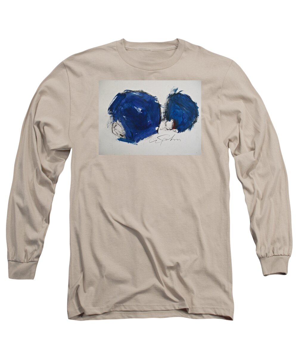 Abstract Paintings Long Sleeve T-Shirt featuring the painting Pomp And Circumstance by Cliff Spohn