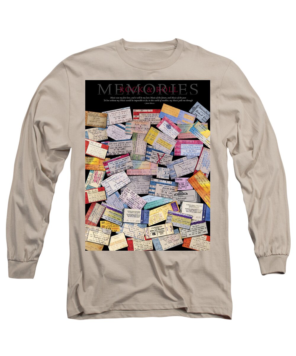 Posters Long Sleeve T-Shirt featuring the photograph Rock and Roll Memories by Stephen Anderson