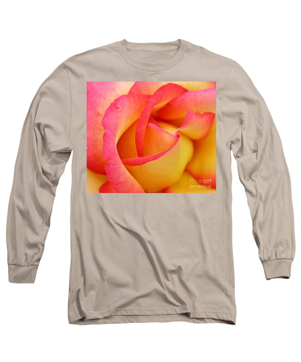 Floral Long Sleeve T-Shirt featuring the photograph Rose 3 by Mark Gilman