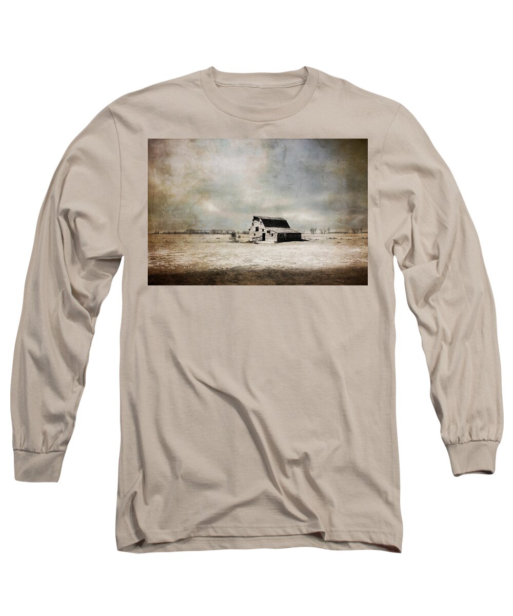 Barn Long Sleeve T-Shirt featuring the photograph Wide Open Spaces by Julie Hamilton