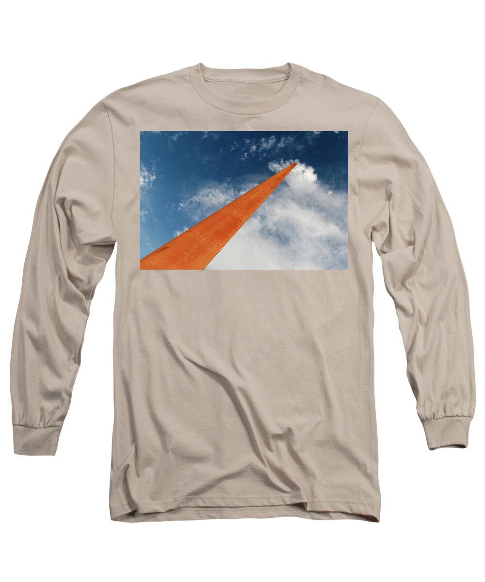 Avro Lancaster Bomber Long Sleeve T-Shirt featuring the photograph IBCC spire #2 by Gary Eason