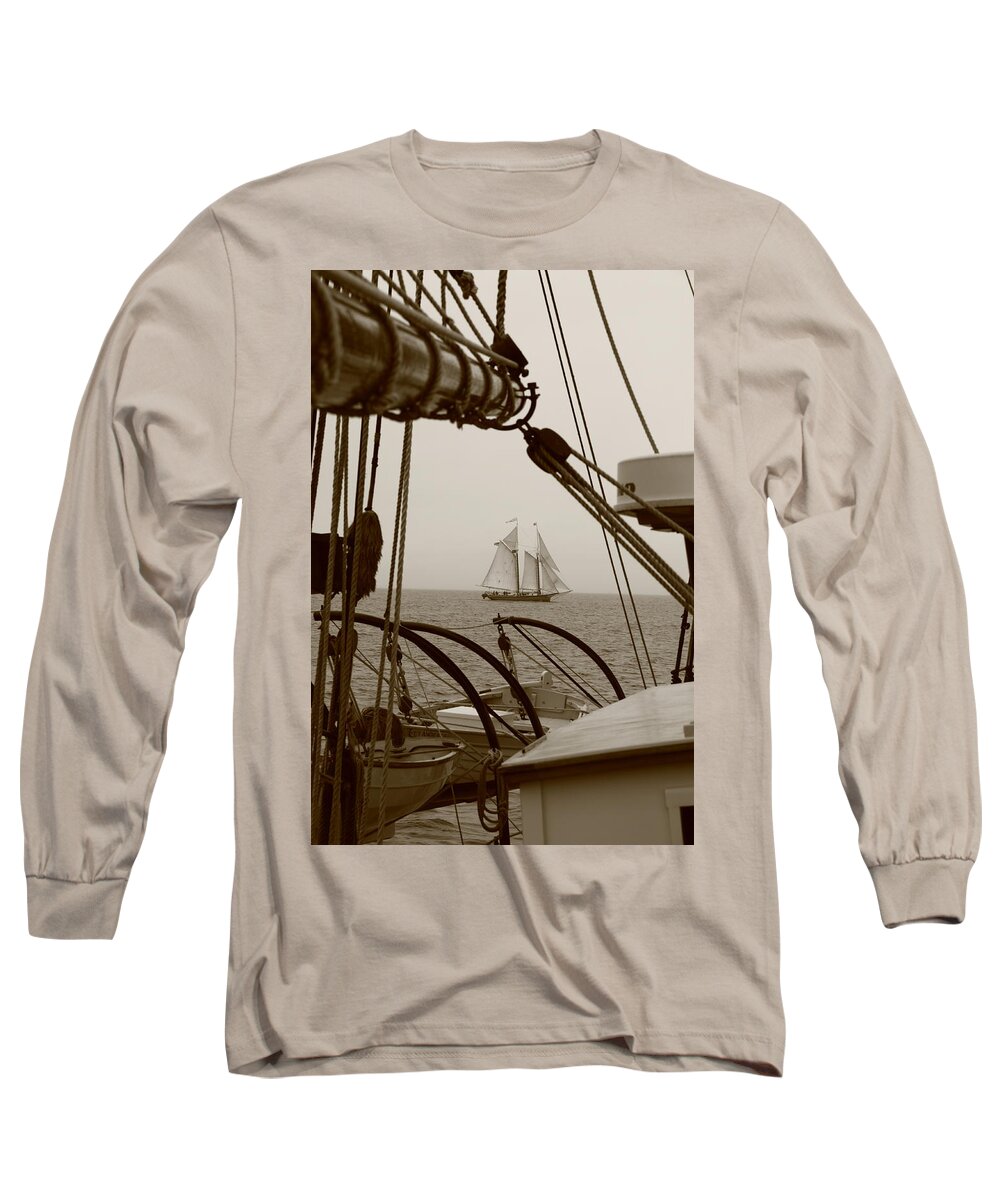Seascape Long Sleeve T-Shirt featuring the photograph Lewis R French #1 by Doug Mills