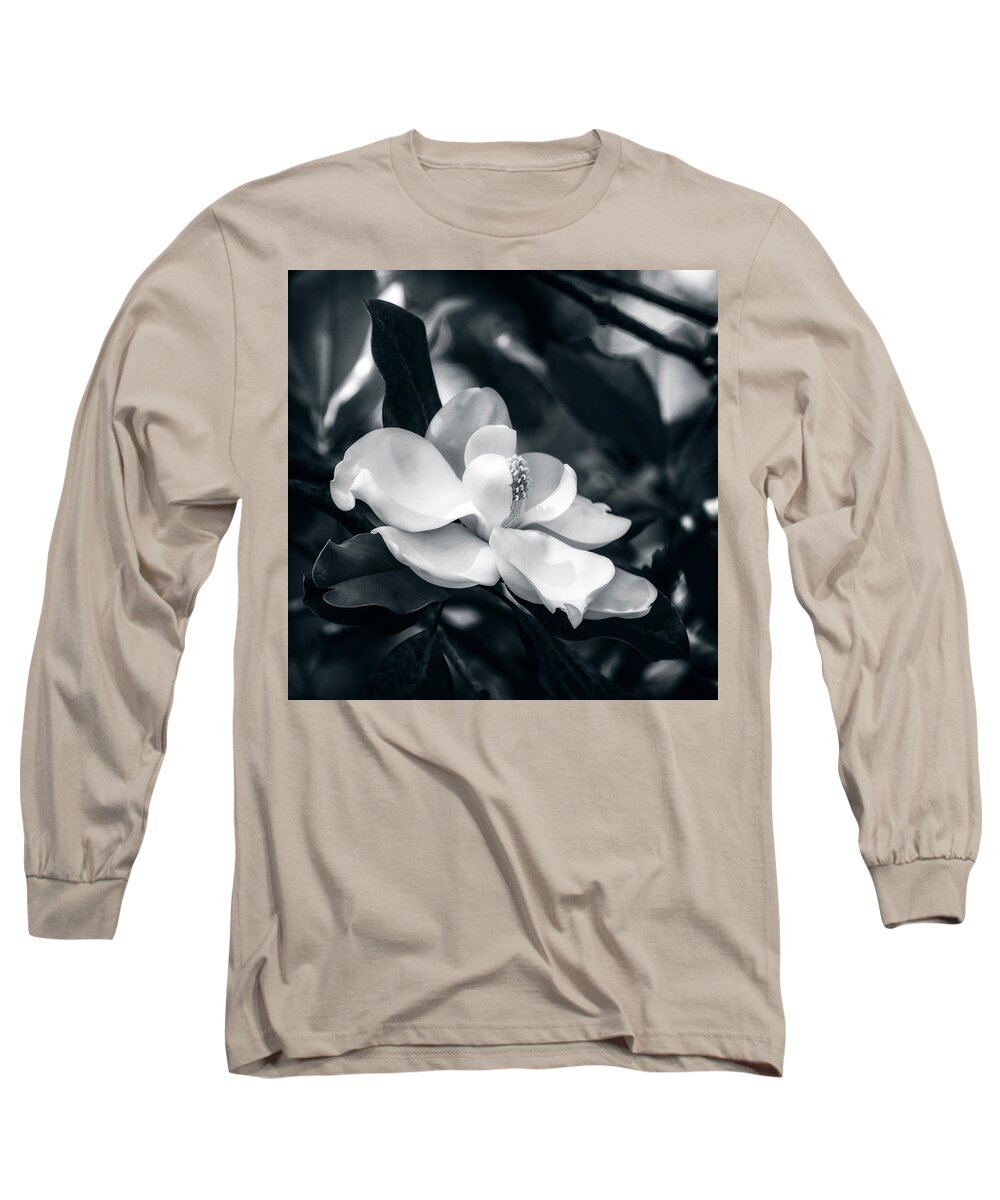 Magnolia Long Sleeve T-Shirt featuring the photograph Magnolia Blossom #2 by Sandra Selle Rodriguez
