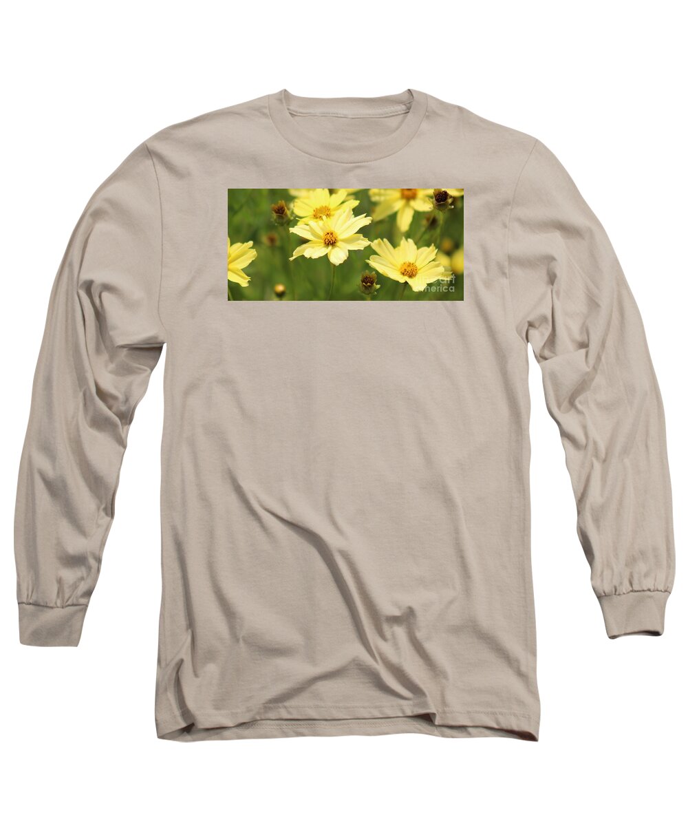 Yellow Long Sleeve T-Shirt featuring the photograph Nature's Beauty 67 by Deena Withycombe