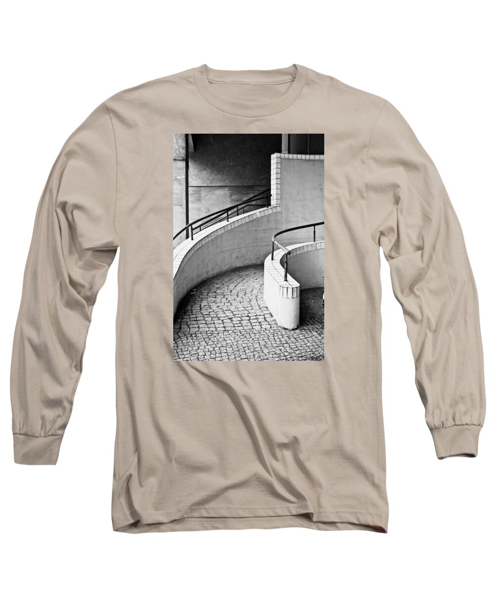 Access Long Sleeve T-Shirt featuring the photograph Ramp entrance #1 by Tom Gowanlock