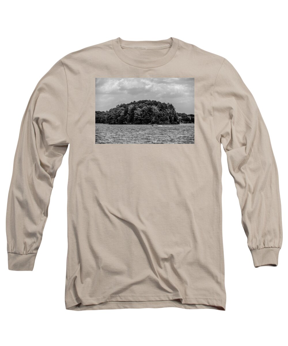 Toxaway Long Sleeve T-Shirt featuring the photograph Relaxing On Lake Keowee In South Carolina by Alex Grichenko