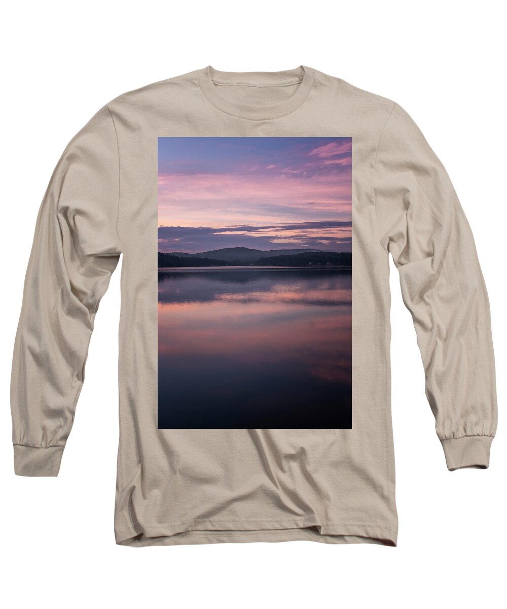Spofford Lake New Hampshire Long Sleeve T-Shirt featuring the photograph Spofford Lake Sunrise by Tom Singleton