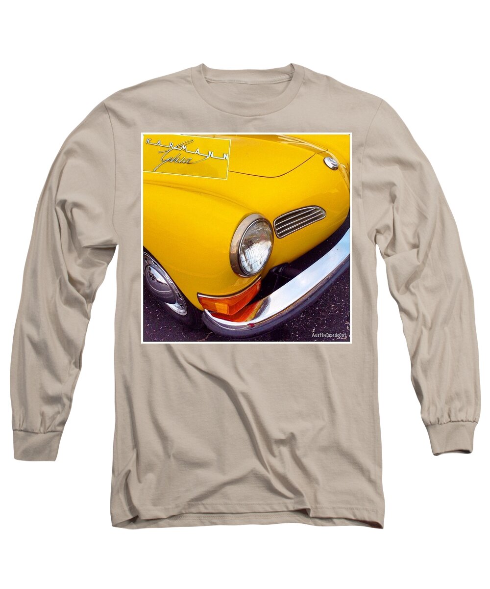 Sportscar Long Sleeve T-Shirt featuring the photograph Spotted This #car Today While #1 by Austin Tuxedo Cat