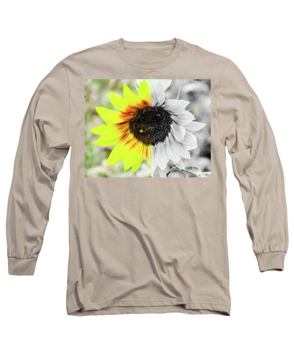 Flower Long Sleeve T-Shirt featuring the photograph Sunflower #1 by Cesar Vieira