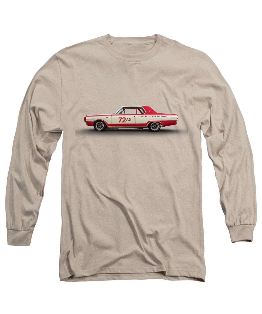 Racing Long Sleeve T-Shirt featuring the digital art 1966 D-Dart by Douglas Pittman
