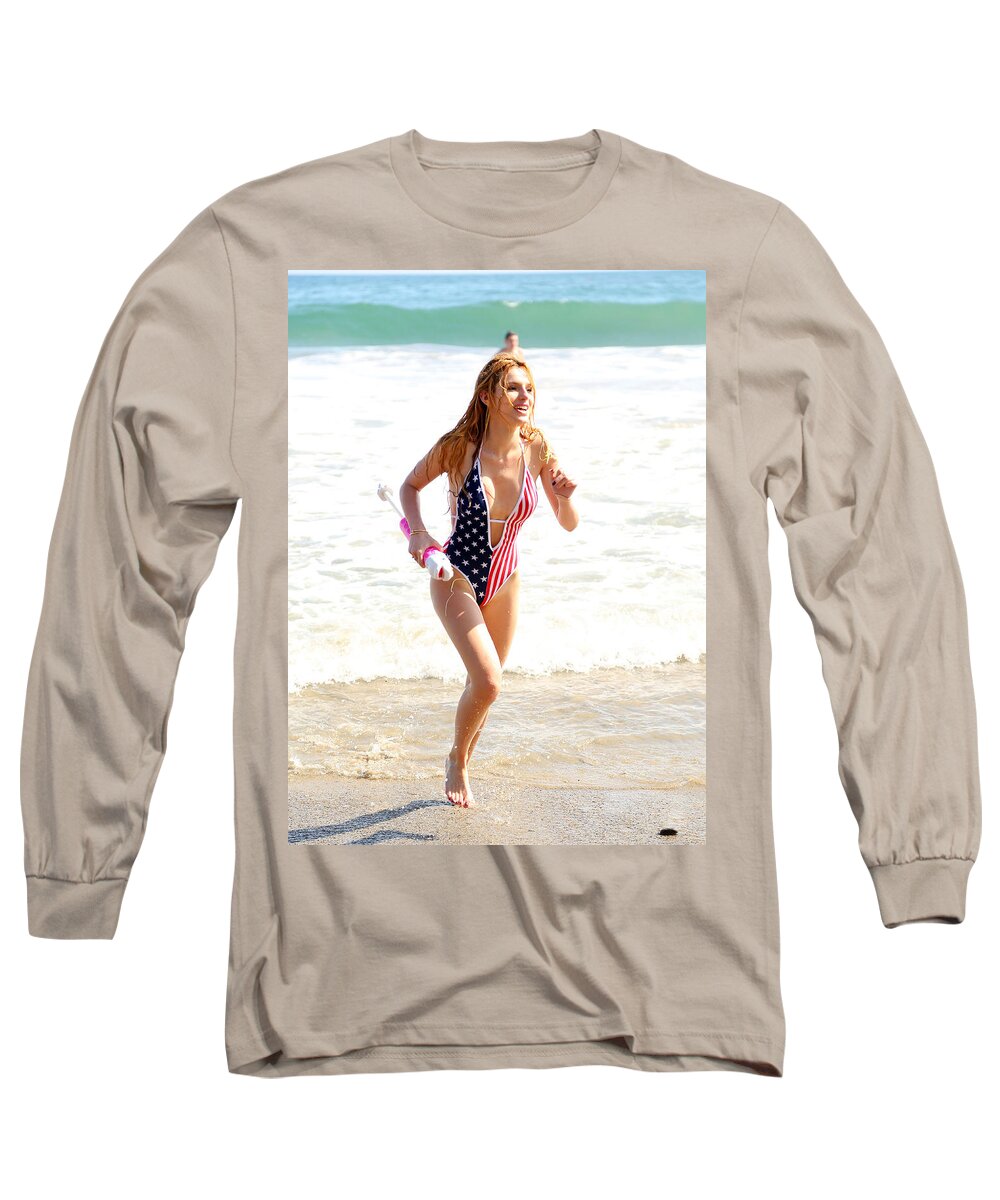Bella Thorne Long Sleeve T-Shirt featuring the photograph Bella Thorne #2 by Mariel Mcmeeking
