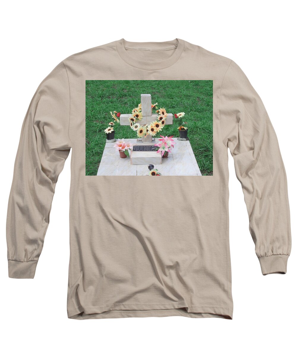 Cemetery Long Sleeve T-Shirt featuring the photograph Cemetery #2 by Jackie Russo