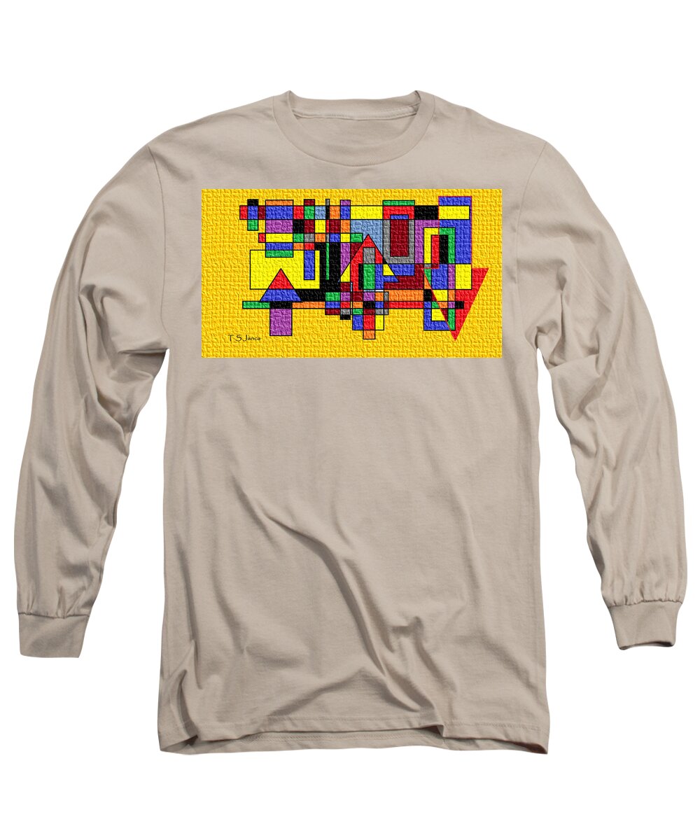  Long Sleeve T-Shirt featuring the New Upload #2 by Tom Janca