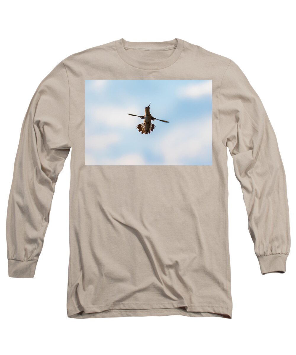 Hummingbird Long Sleeve T-Shirt featuring the photograph Hummingbird by Holden The Moment