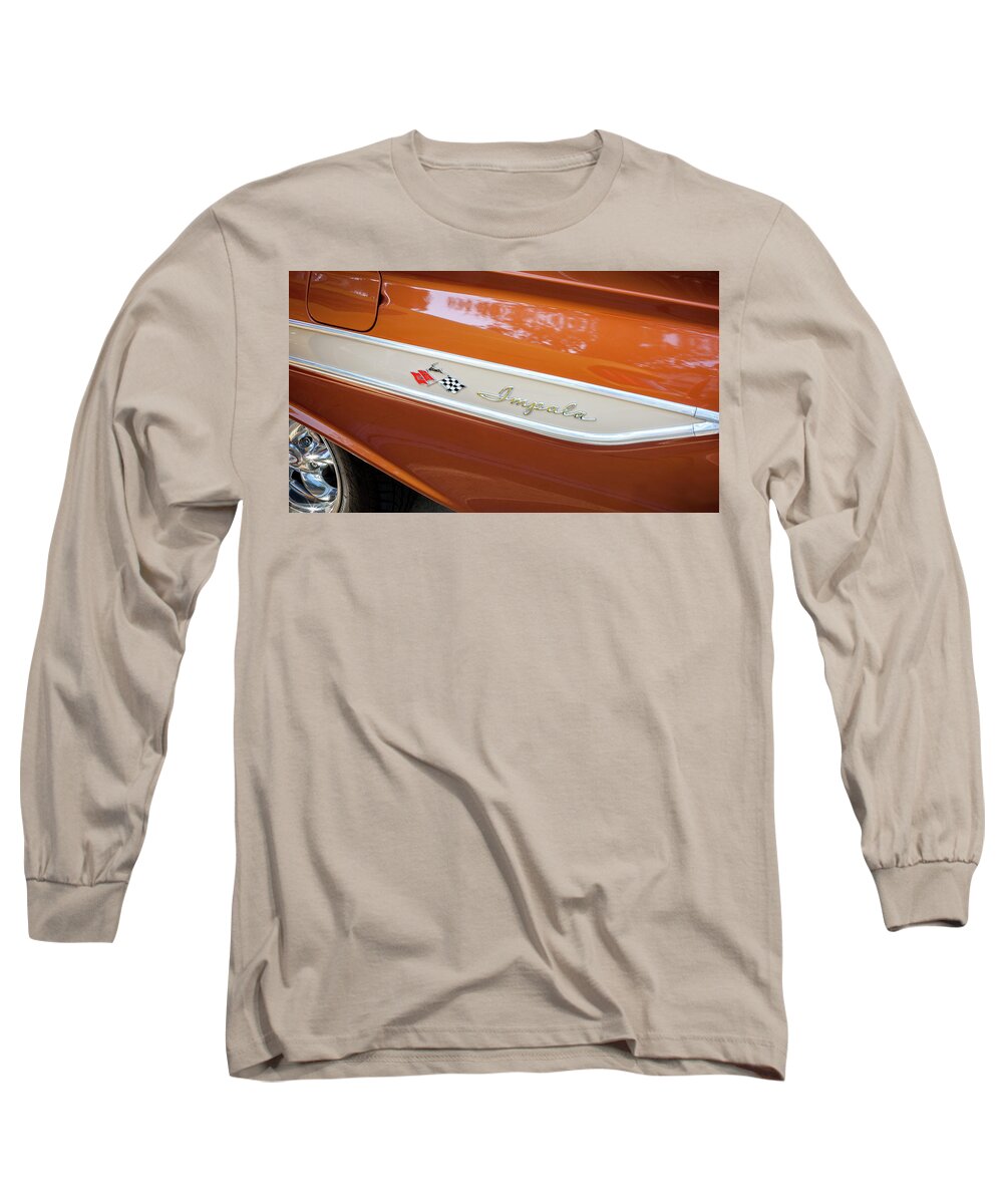 1961 Chevrolet Impala Long Sleeve T-Shirt featuring the photograph 1961 Chevrolet Impala SS #4 by Rich Franco