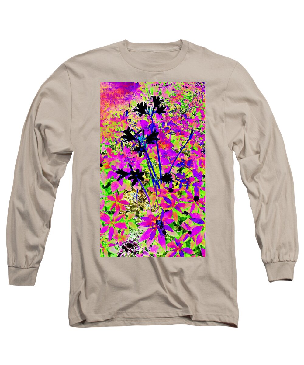 A Floral Scene 3 Long Sleeve T-Shirt featuring the photograph A Floral Scene 3 by Brenae Cochran
