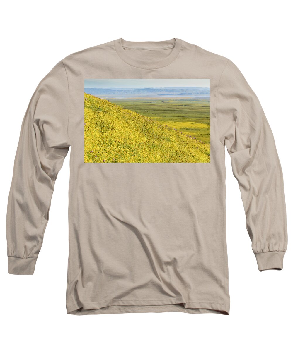 California Long Sleeve T-Shirt featuring the photograph Across the Plain by Marc Crumpler