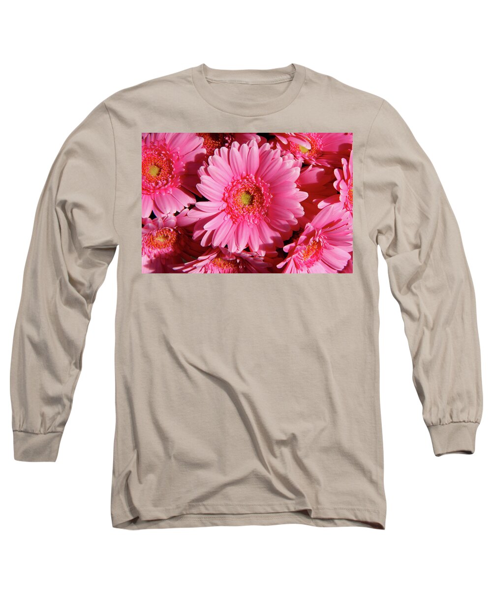 Amsterdam Long Sleeve T-Shirt featuring the photograph Amsterdam in Pink by KG Thienemann