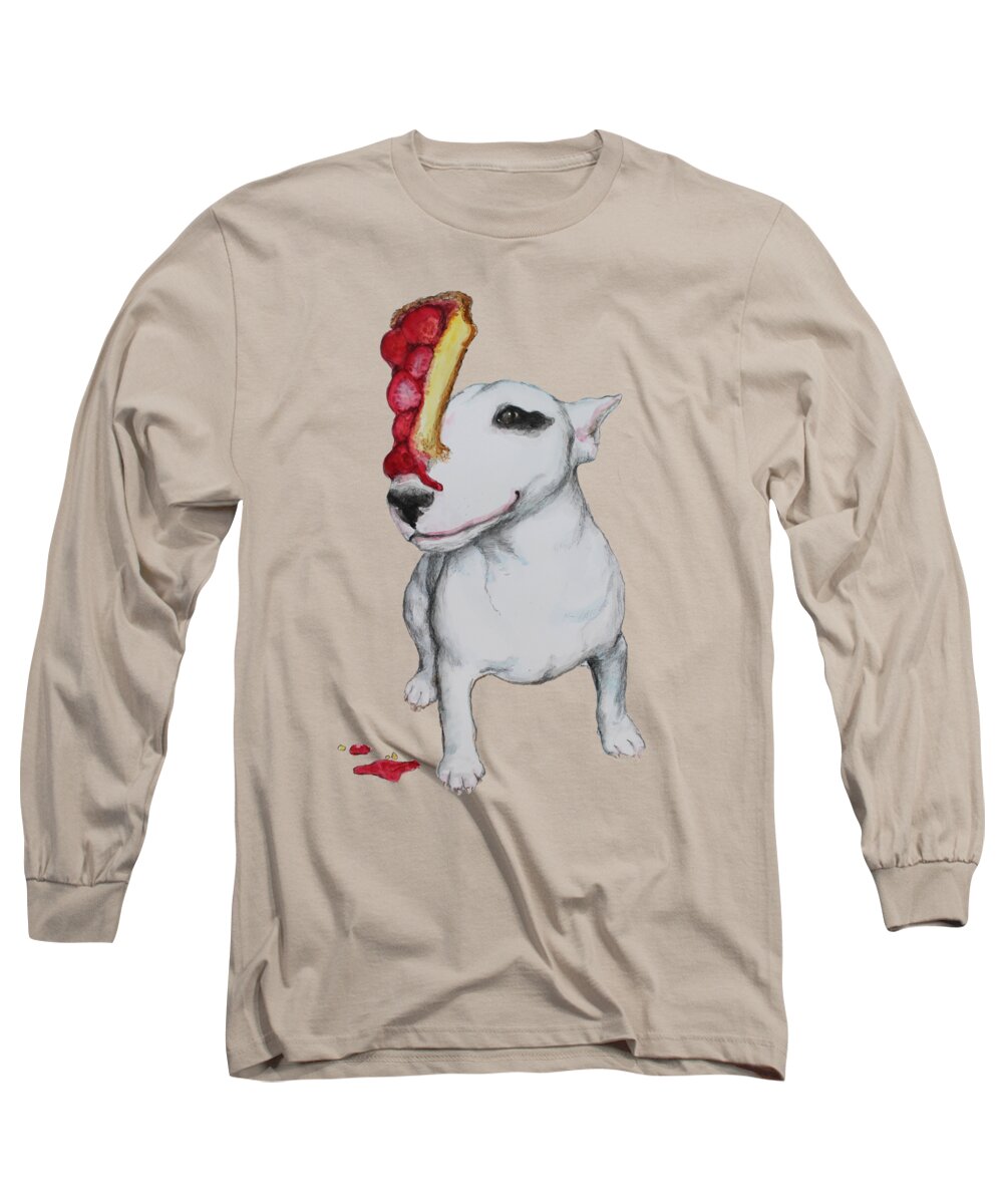 Noewi Long Sleeve T-Shirt featuring the painting Balanced Diet by Jindra Noewi