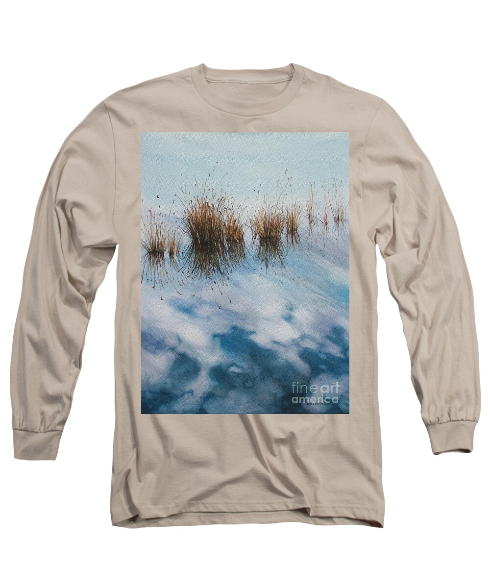 Jan Lawnikanis Long Sleeve T-Shirt featuring the painting Banora by Jan Lawnikanis