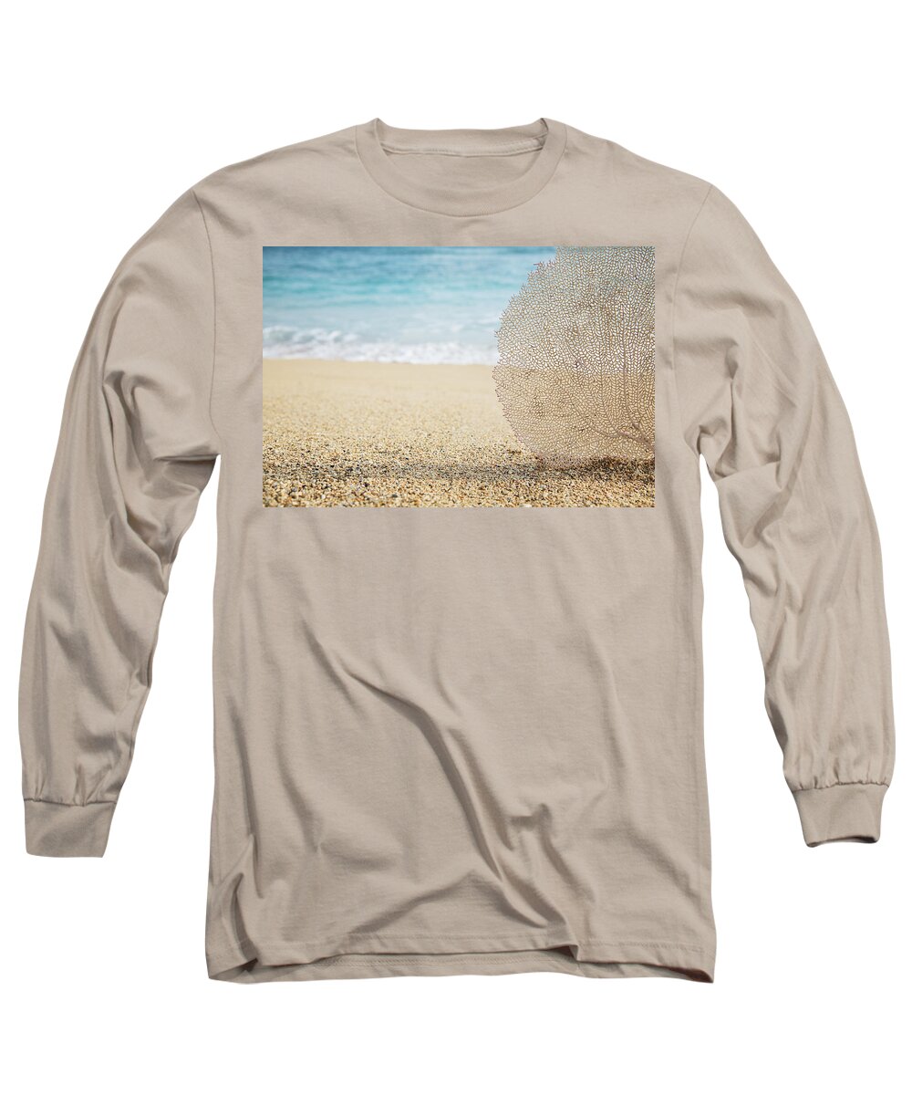 Afternoon Long Sleeve T-Shirt featuring the photograph Beautiful Coral Element 1 by Brandon Tabiolo - Printscapes