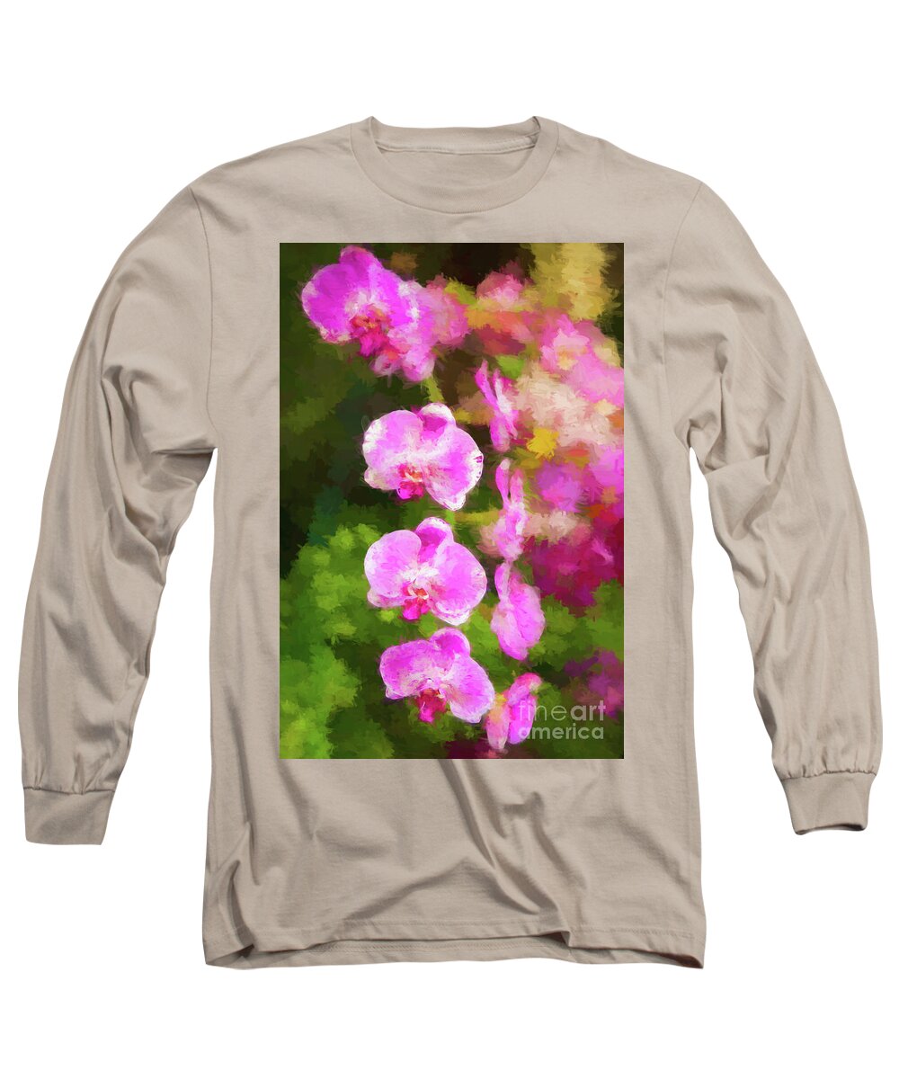 Petal Long Sleeve T-Shirt featuring the photograph Beautiful Orchids by Ed Taylor