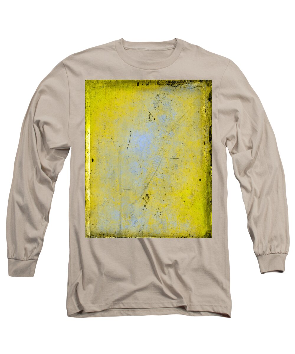 Blue Long Sleeve T-Shirt featuring the painting Blue and Yellow Don't Make Green by Julie Niemela