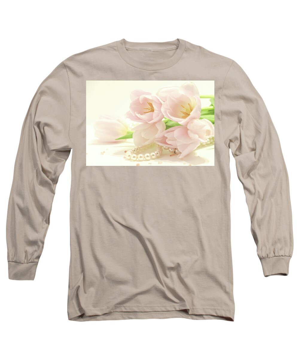 Pink Long Sleeve T-Shirt featuring the photograph Blush by Holly Ross