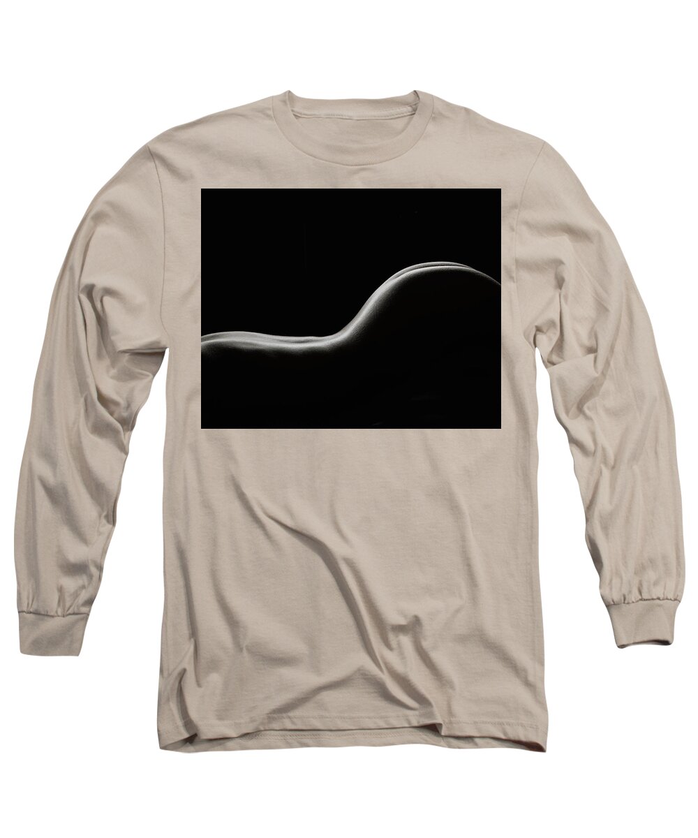 Nude Long Sleeve T-Shirt featuring the photograph Bodyscape 230 V2 by Michael Fryd