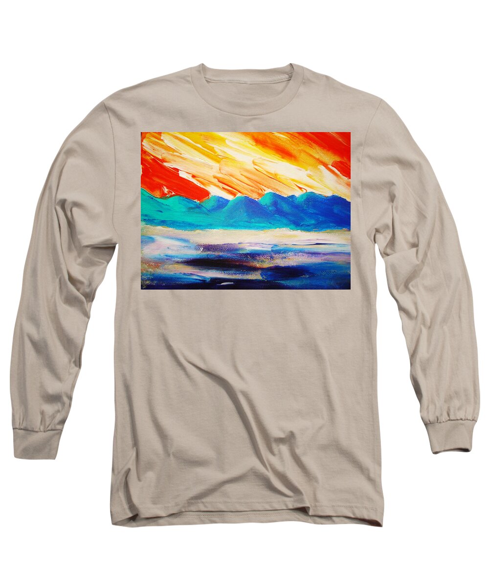 Bright Long Sleeve T-Shirt featuring the painting Bold Day by Melinda Etzold