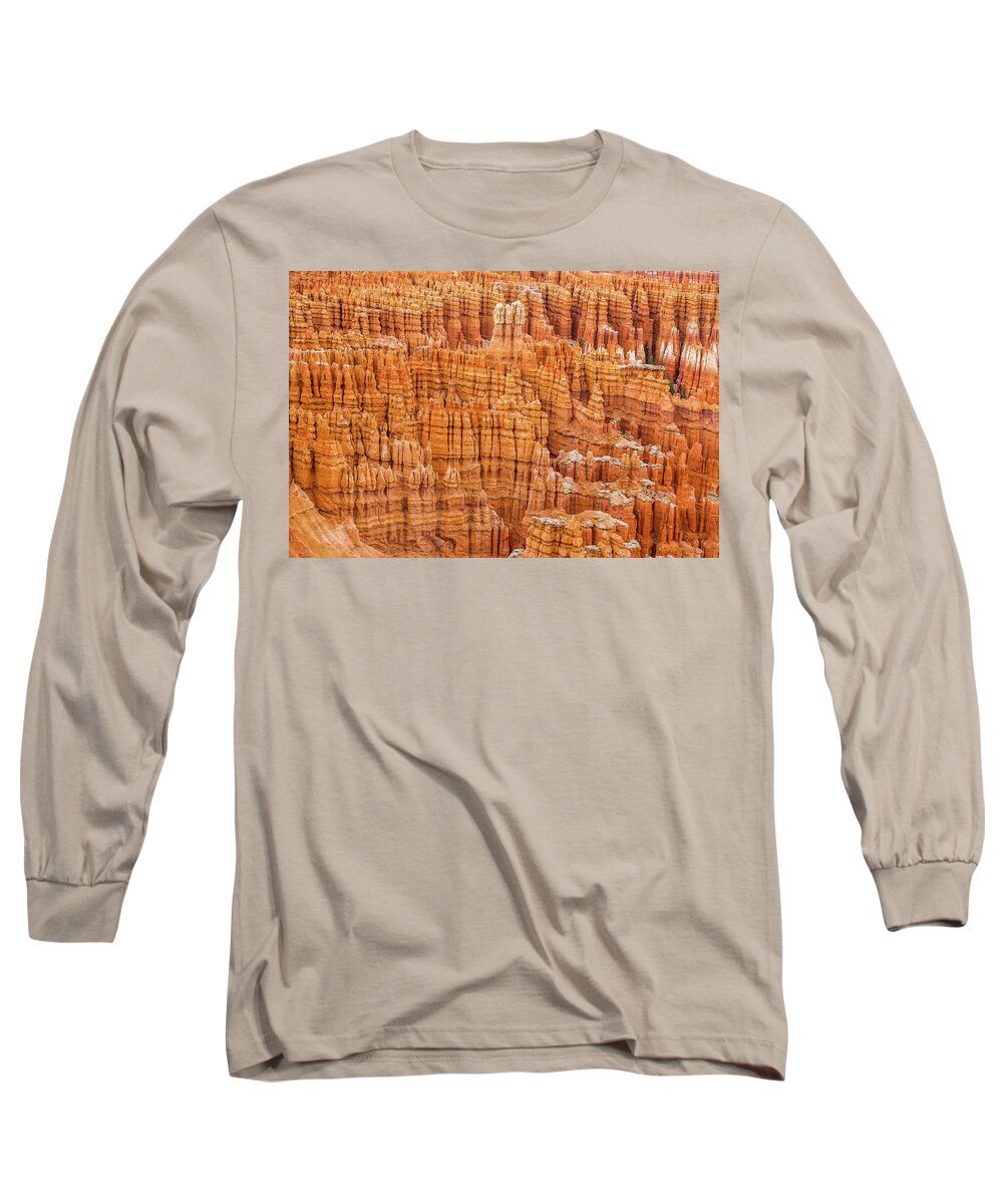 Usa Long Sleeve T-Shirt featuring the photograph Bryce Canyon Hoodoos by Alberto Zanoni