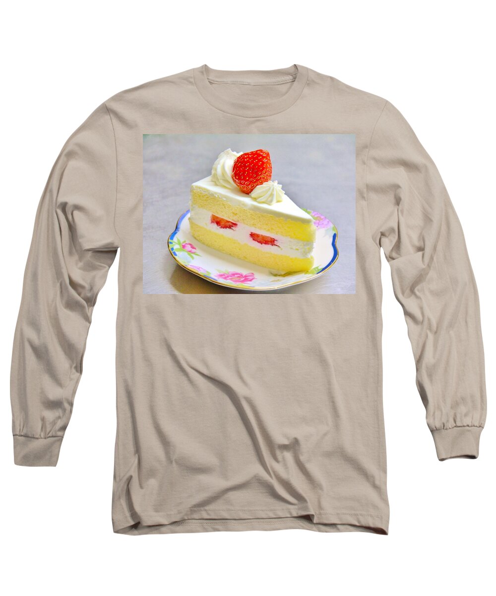 Cake Long Sleeve T-Shirt featuring the photograph Cake by Miki Senabre