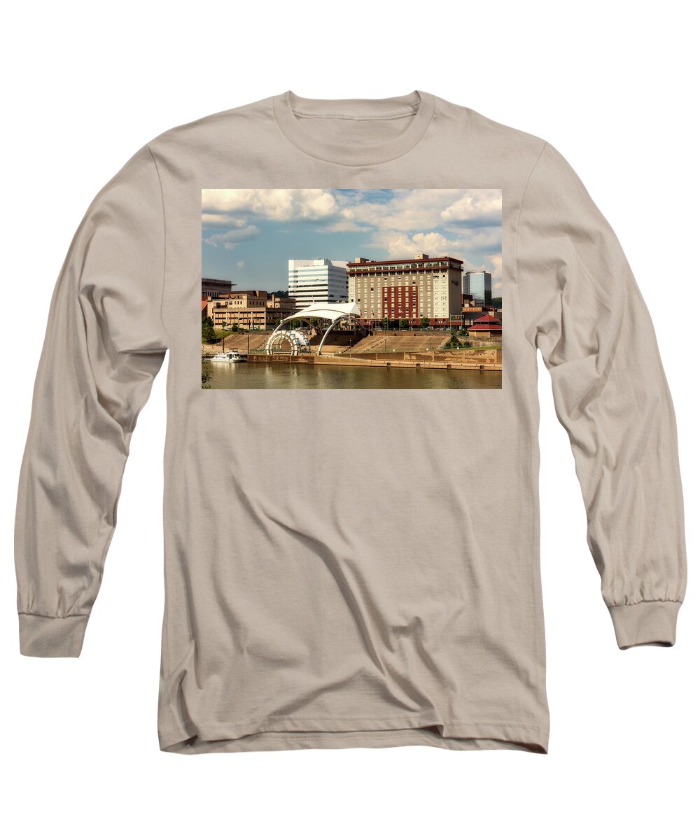 Charleston Long Sleeve T-Shirt featuring the photograph Charleston West Virginia by Mountain Dreams