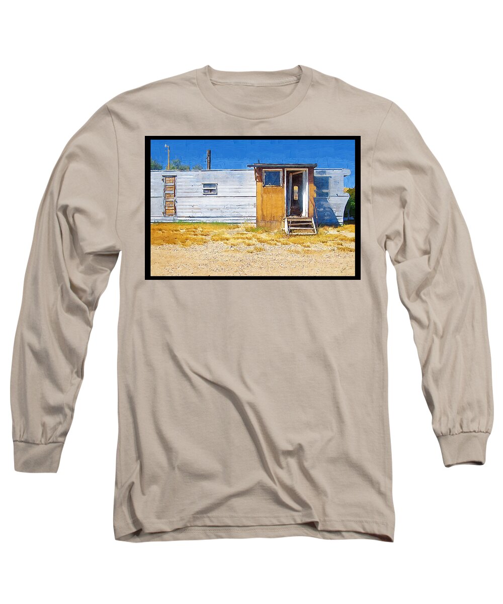 Window Long Sleeve T-Shirt featuring the photograph Classic Trailer by Susan Kinney
