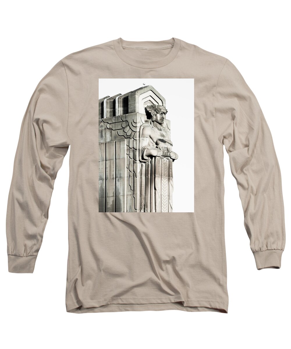 Cleveland Long Sleeve T-Shirt featuring the photograph Cleveland Icon by Stewart Helberg
