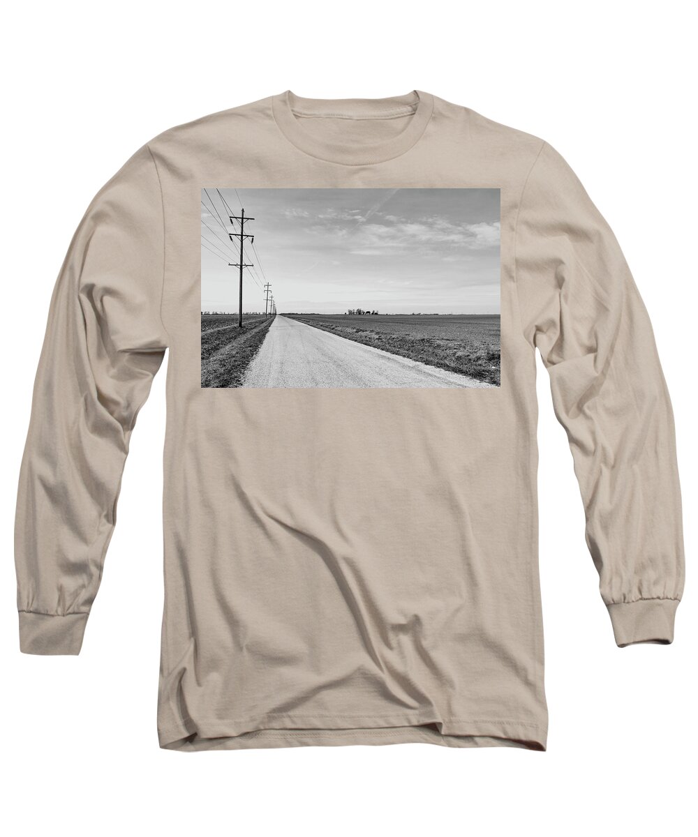 Rural Long Sleeve T-Shirt featuring the photograph Country Roads by Holly Ross