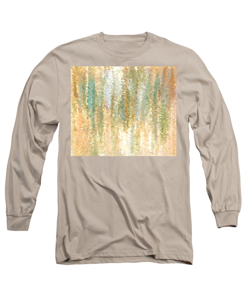 Design Long Sleeve T-Shirt featuring the painting Design 30 by Lucie Dumas