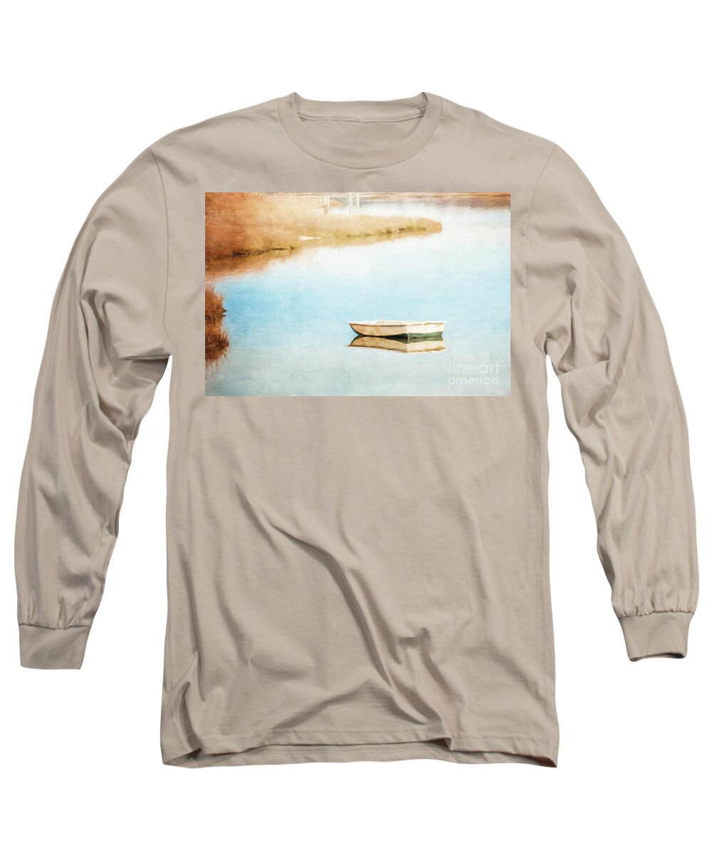 Cape Cod Long Sleeve T-Shirt featuring the photograph Dinghy in Eastham by Michael James