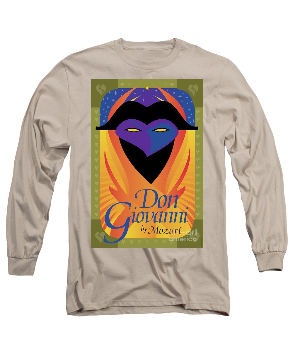 Mozart Long Sleeve T-Shirt featuring the digital art Don Giovanni by Joe Barsin