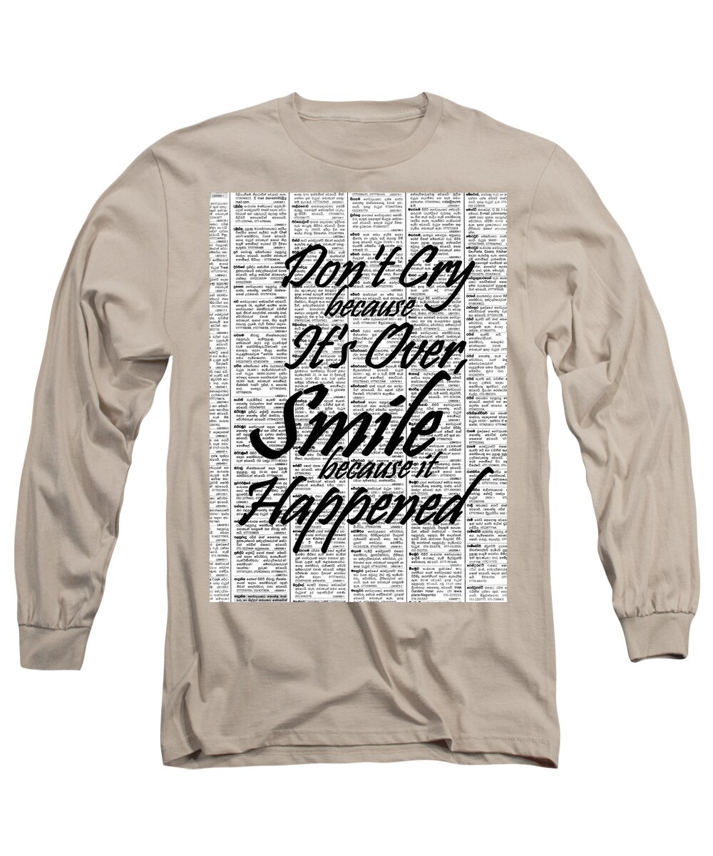 Don't cry Long Sleeve T-Shirt by Sweeping Girl - Pixels