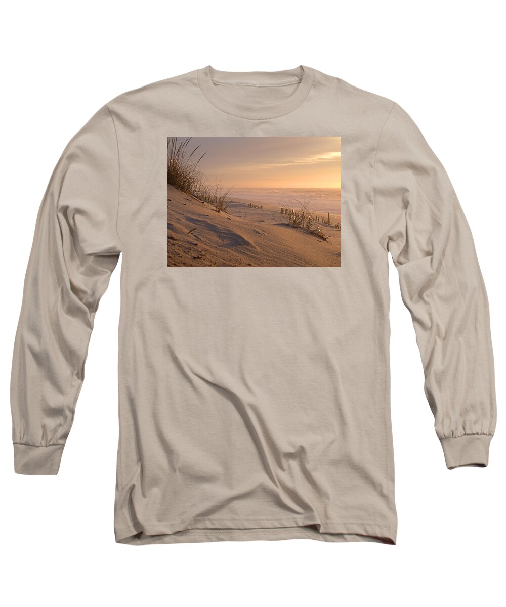 Reflection Long Sleeve T-Shirt featuring the photograph Dune View by Newwwman