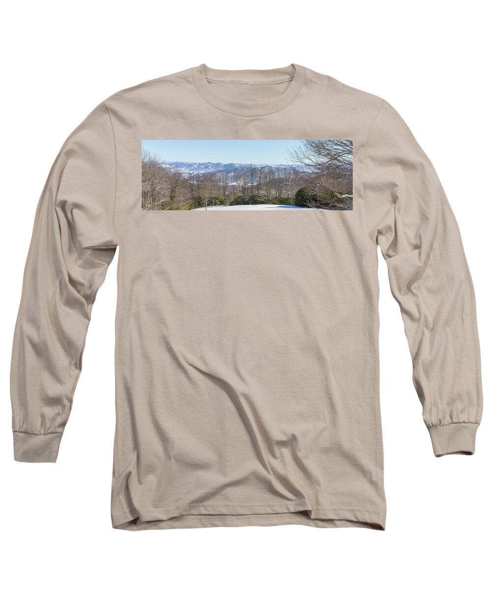 Snowscape Long Sleeve T-Shirt featuring the photograph Easterly Winter View by D K Wall