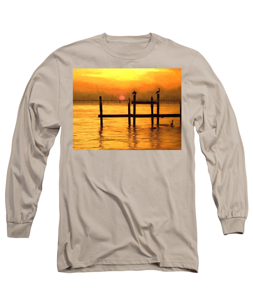 Ouisiana Long Sleeve T-Shirt featuring the photograph Elements by Kathy Bassett