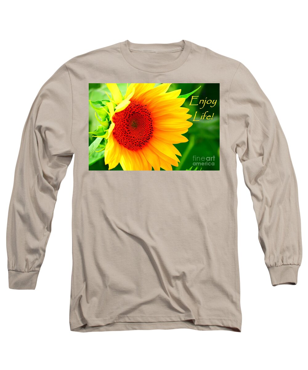 Landscape Long Sleeve T-Shirt featuring the photograph Enjoy Life by Becky Kurth