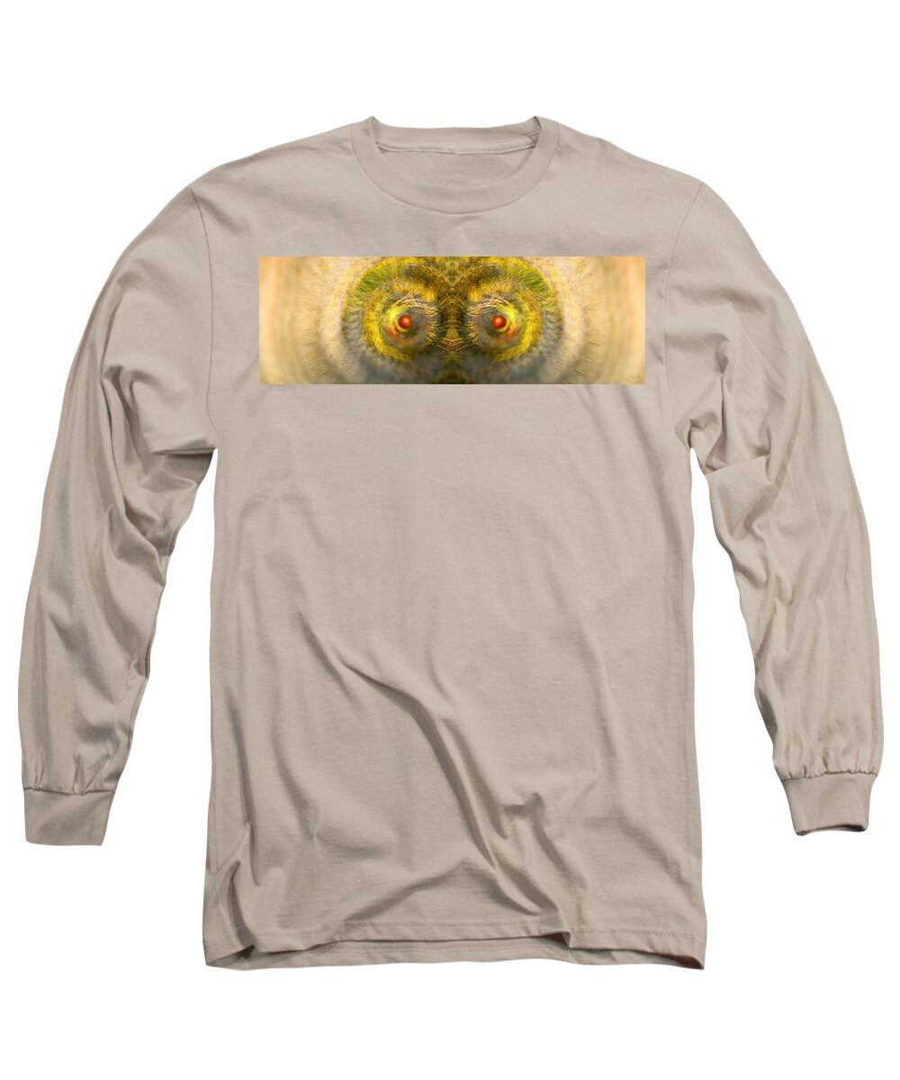 Panorama Long Sleeve T-Shirt featuring the photograph Eyes of the Garden-1 by Doug Gibbons
