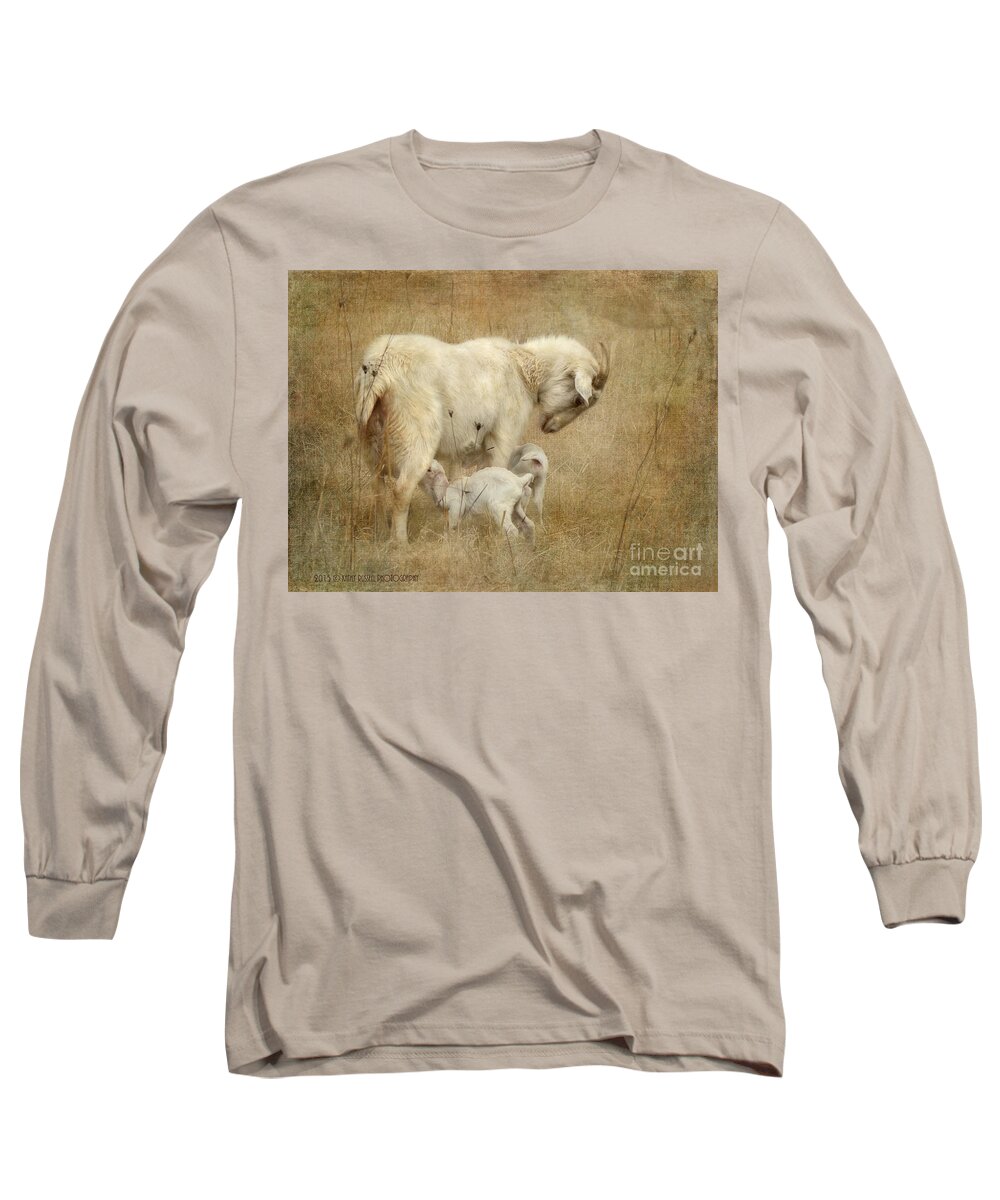 Babies Long Sleeve T-Shirt featuring the photograph First Day of Life by Kathy Russell