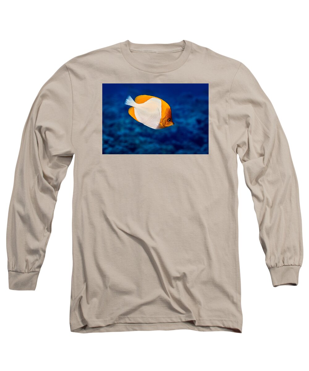 Marine Life Long Sleeve T-Shirt featuring the photograph FLA-150811-ND800E-26087-color by Fernando Lopez Arbarello