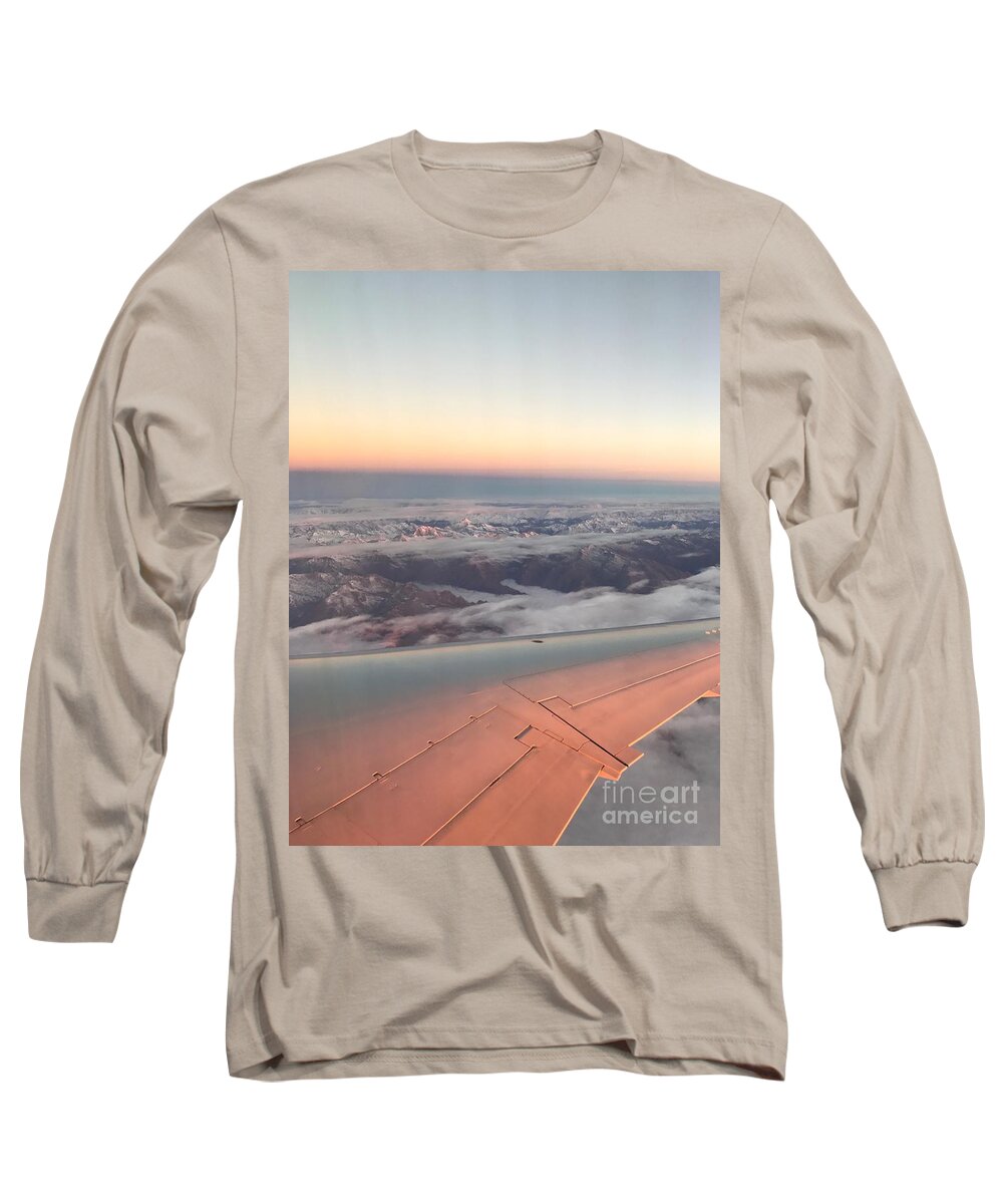 Plane Long Sleeve T-Shirt featuring the photograph Fly Away by Tiziana Maniezzo